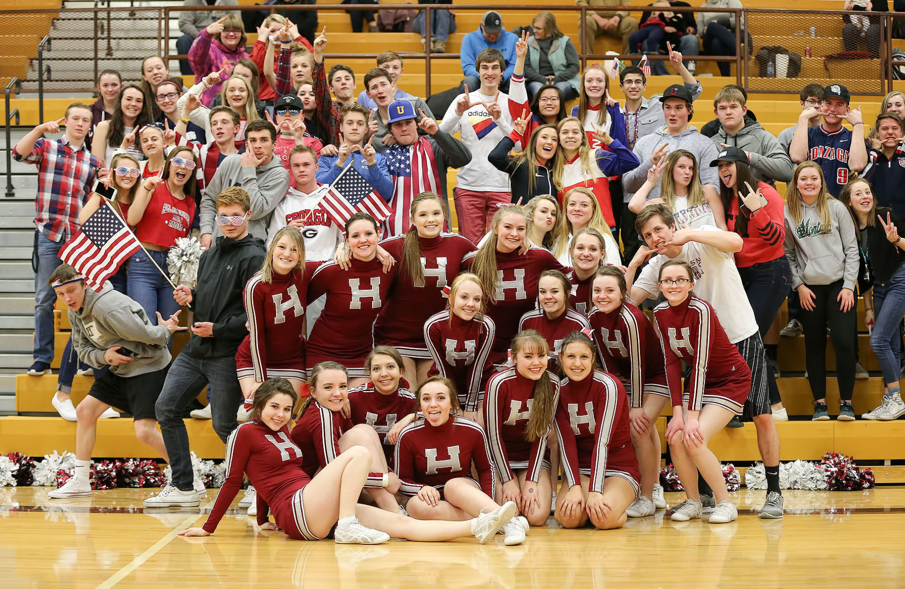 Helena girls basketball fans